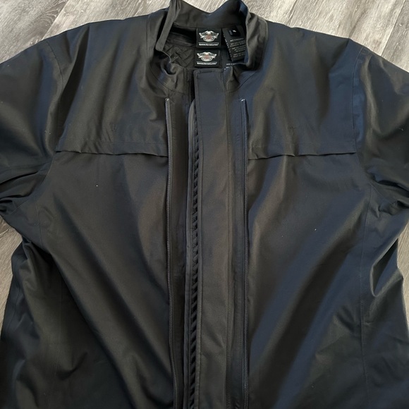Harley-Davidson Black Raincoat for Men XL - Picture 3 of 5